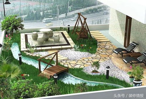 庭院空間小,也能設計出漂亮 大 花園